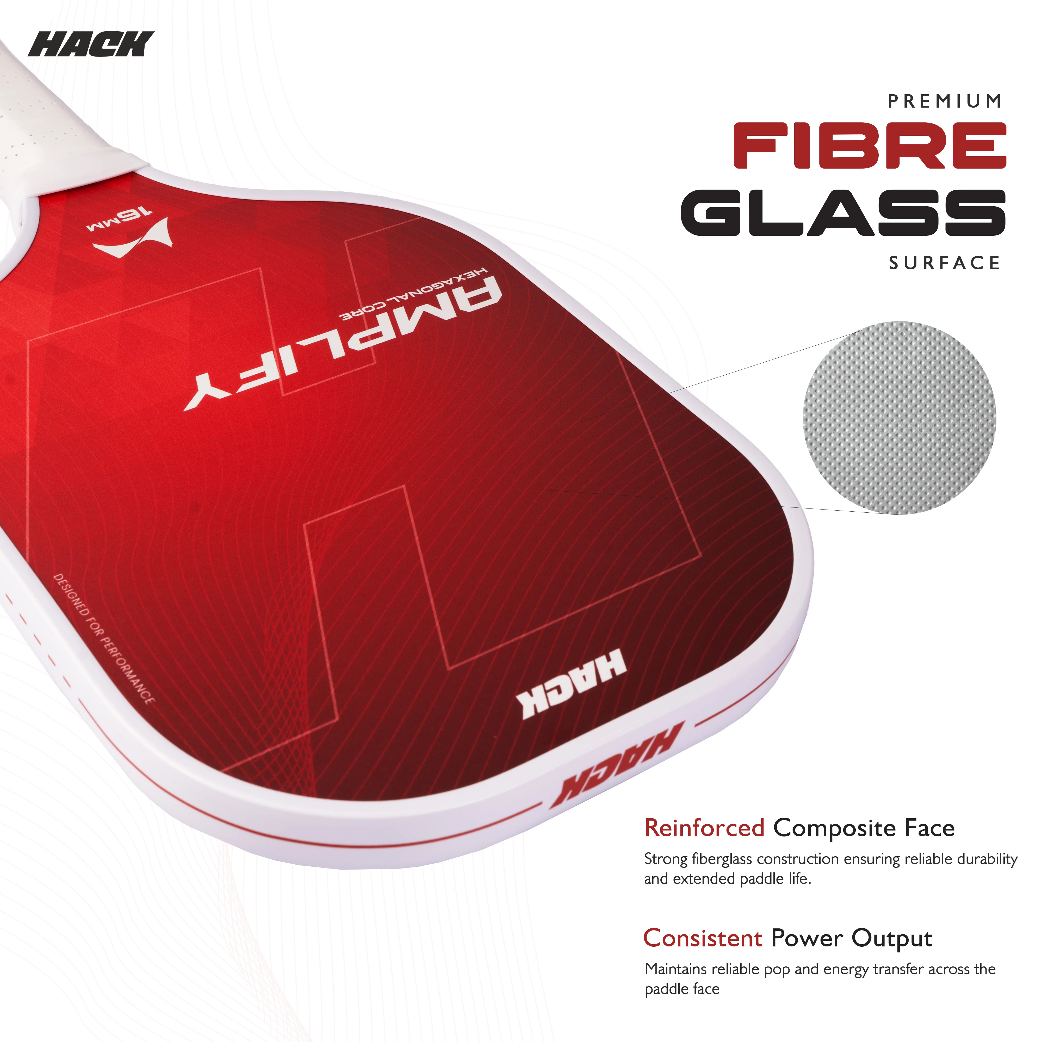 Hack Athletics Amplify Pro Pickleball Paddle - Image 3