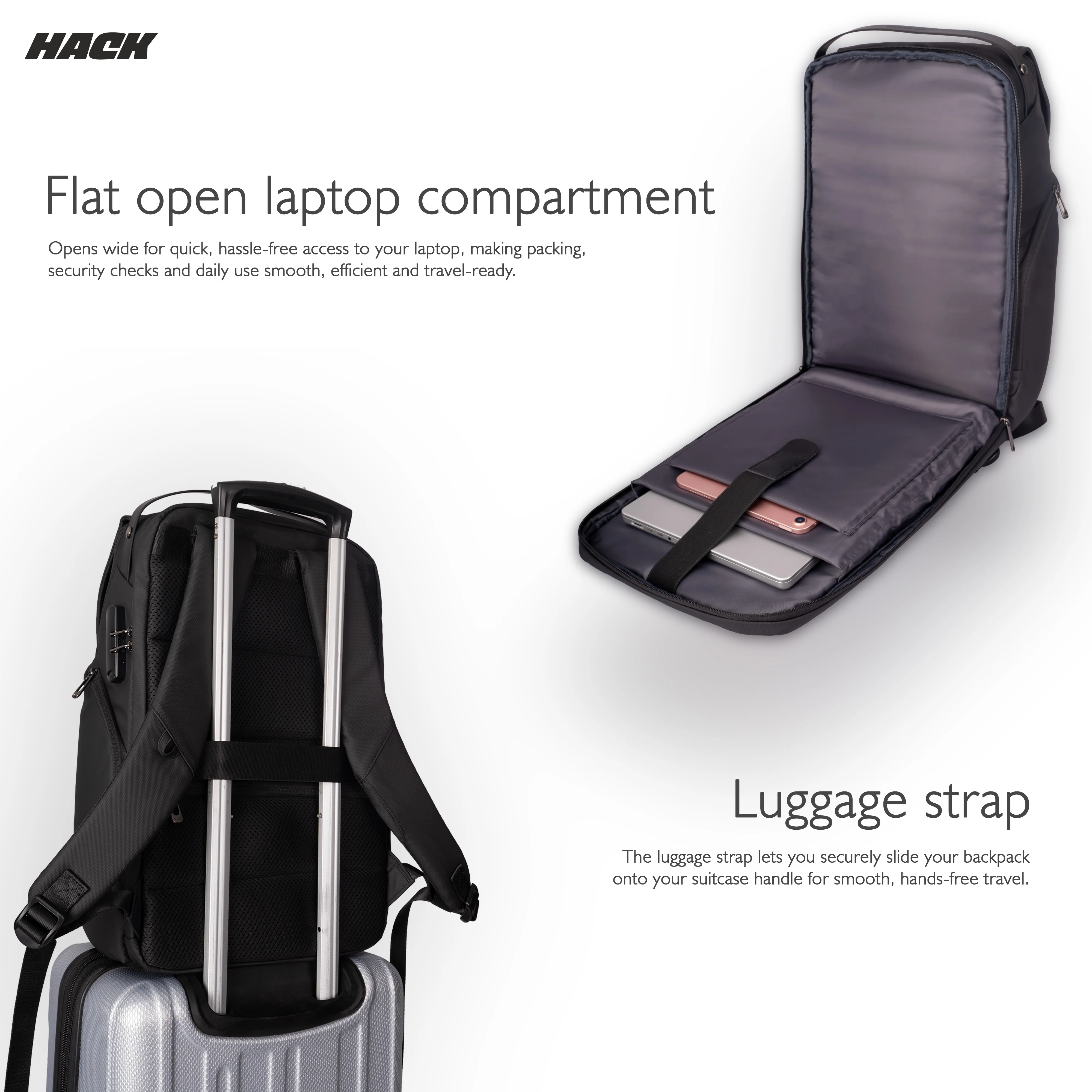 Hack Athletics Mono 30L Laptop Backpack for Work & Gym - Image 7