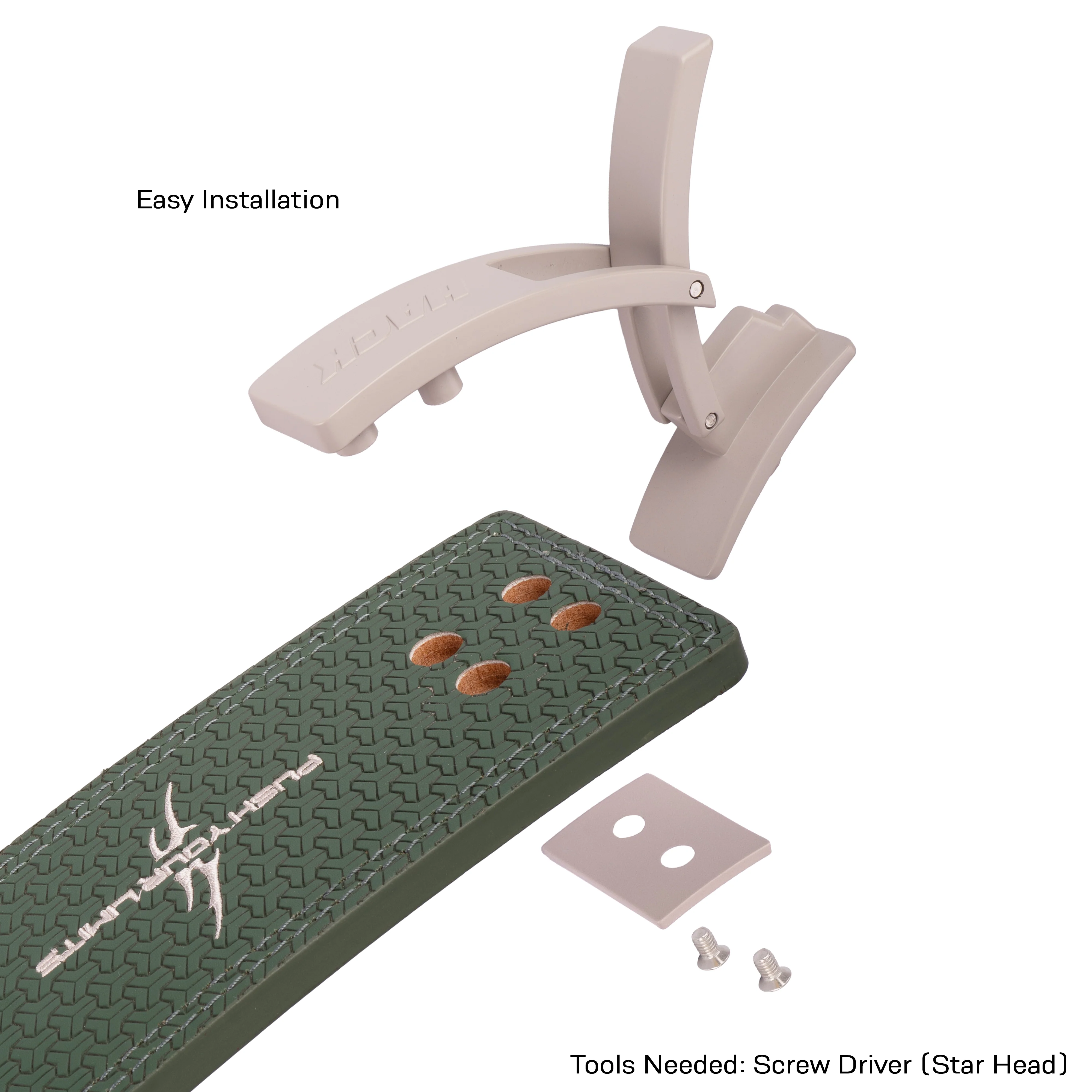 Hack Athletics Premium 10mm Lever Belt Signature Green (2 Claw) - Image 4