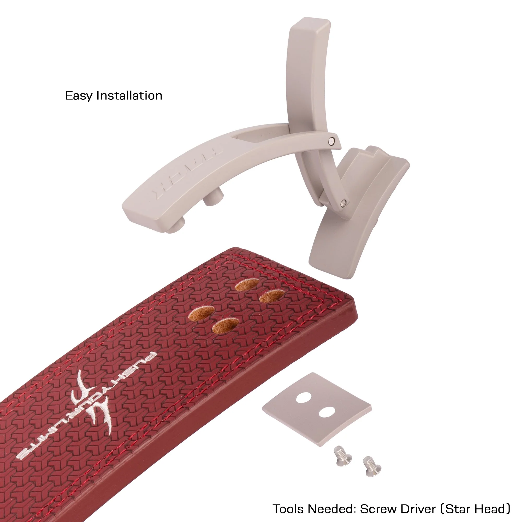 Hack Athletics Premium 10mm Lever Belt Signature Red (2 Claw) - Image 4