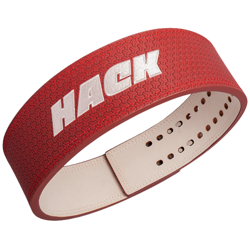 Hack Athletics Premium 13mm Lever Belt Signature Red (4 Claw) - Image 2