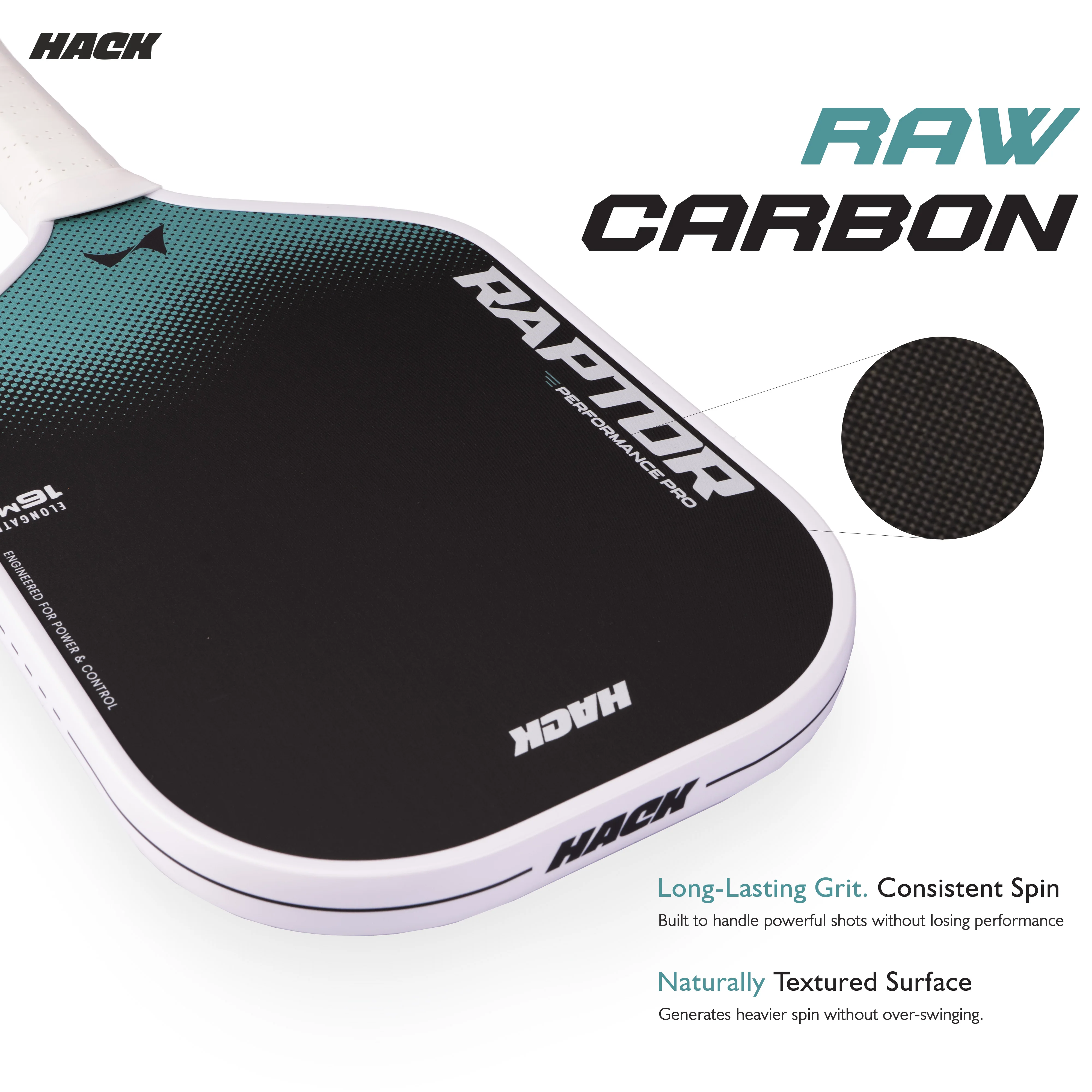Hack Athletics Raptor Pro Carbon Pickleball Paddle - Image 3